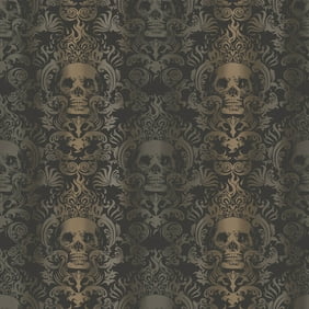 York Wallcoverings AP7497SMP Silhouettes Oversized Tulip Damask Wallpaper Memo Sample 8-Inch x 10-Inch 